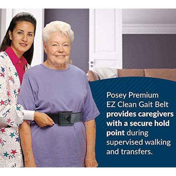 NIP 60 Inch Posey Gait Belt for Seniors Durable Fall Risk Prevention Comfortable - Picture 4 of 4